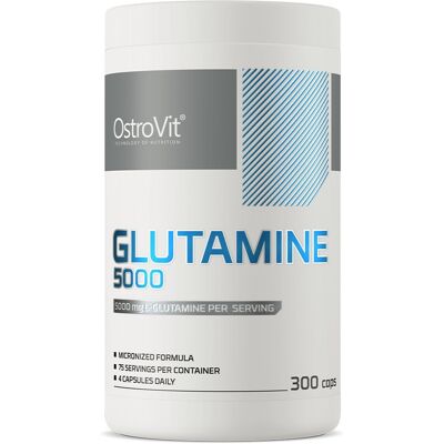 OstroVit Glutamina 5000 mg 300 kapsułek OstroVit Glutamina 5000 mg 300 kapsułek