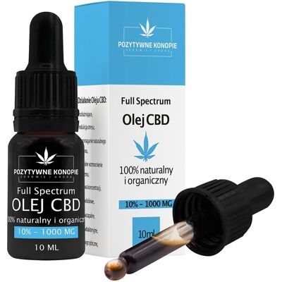 Pozytywne Konopie Olejek CBD 10% Pozytywne Konopie Olejek CBD 10%