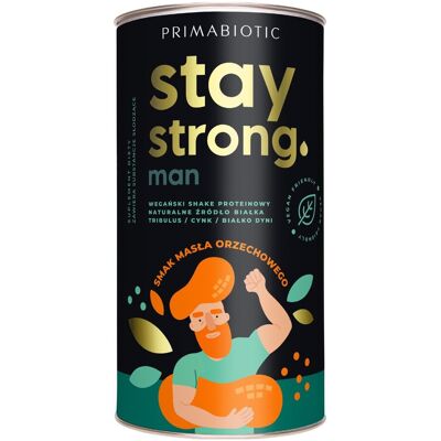 Primabiotic, Wegański shake proteinowy Masło orzechowe, 500 g Primabiotic, Wegański shake proteinowy Masło orzechowe, 500 g