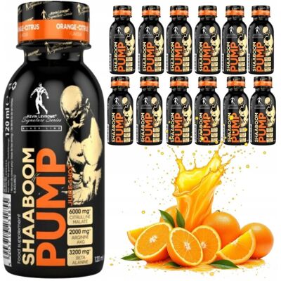 Przedtreningówka Kevin Levrone Shaaboom Pump Shot 12x120ml Preworkout Pompa Przedtreningówka Kevin Levrone Shaaboom Pump Shot 12x120ml Preworkout Pompa