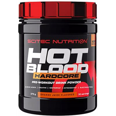 Scitec Nutrition Hot Blood Hardcore Sokowek z Pomarańczy - Suplement przed treningiem Scitec Nutrition Hot Blood Hardcore Sokowek z Pomarańczy - Suplement przed treningiem