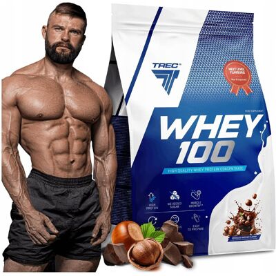 Trec Nutrition PRZEPYSZNE BIAŁKO WPC PROTEINY Trec Whey 100 2275g NA MASĘ SIŁĘ RZEŹBĘ Trec Nutrition PRZEPYSZNE BIAŁKO WPC PROTEINY Trec Whey 100 2275g NA MASĘ SIŁĘ RZEŹBĘ