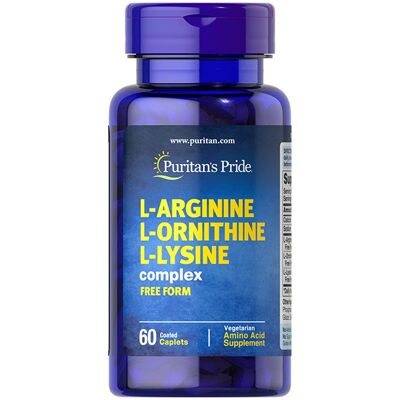 Puritan's Pride L-Arginina Complex 60 kapsułek – Mięśnie, Regeneracja i Wzrost Puritan's Pride L-Arginina Complex 60 kapsułek – Mięśnie, Regeneracja i Wzrost