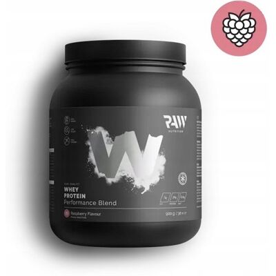All Spice Raw Nutrition Whey Protein Wpc 80 900G Białko Odżywka Białkowa - Malina All Spice Raw Nutrition Whey Protein Wpc 80 900G Białko Odżywka Białkowa - Malina
