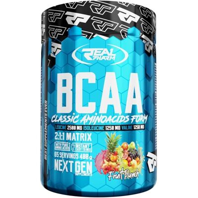Real Pharm BCAA instant - 400g NATURAL Real Pharm BCAA instant - 400g NATURAL