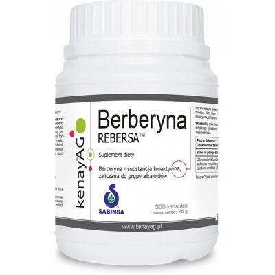 Kenay Berberine 300 kapsułek - Suplement diety Kenay Berberine 300 kapsułek - Suplement diety