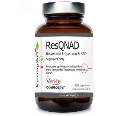 Kenay Resqnad Resveratrol Quercetin Nad - Suplement diety Kenay Resqnad Resveratrol Quercetin Nad - Suplement diety