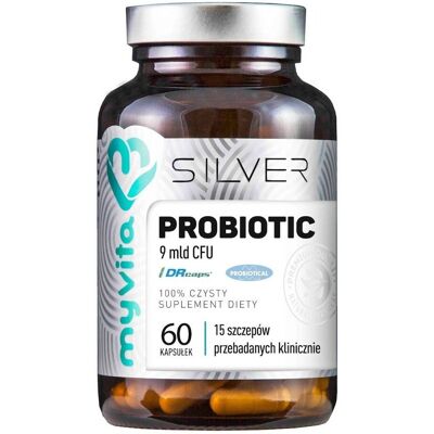 MYVITA SILVER PURE Probiotyk 9 miliardów UFC 60 kapsułek MYVITA SILVER PURE Probiotyk 9 miliardów UFC 60 kapsułek