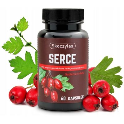 Suplement Serce Skoczylas - 60 Wegańskich Kapsułek - Wsparcie Zdrowia Serca Suplement Serce Skoczylas - 60 Wegańskich Kapsułek - Wsparcie Zdrowia Serca