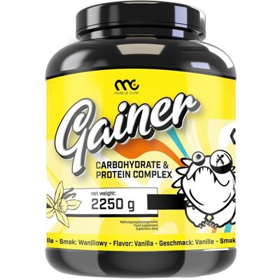 Smoothie Gainer na Masę Muscle Clinic 2250g Wanilia Pyszny Smaczny Smoothie Gainer na Masę Muscle Clinic 2250g Wanilia Pyszny Smaczny