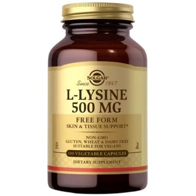 Solgar L-Lizyna Forma Wolna 500 mg - Suplement diety Solgar L-Lizyna Forma Wolna 500 mg - Suplement diety