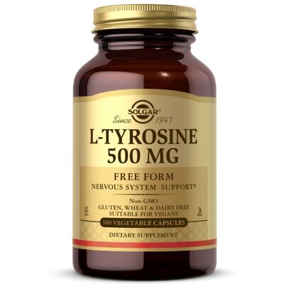 Solgar L-Tyrozyna 500 mg - Suplement diety Solgar L-Tyrozyna 500 mg - Suplement diety