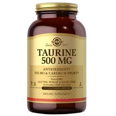 Solgar Taurina 500 Mg Roślinne Kapsułki - Suplement Diety Solgar Taurina 500 Mg Roślinne Kapsułki - Suplement Diety