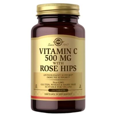 Solgar Witamina C 500 mg z Dziką Różą - Suplement diety Solgar Witamina C 500 mg z Dziką Różą - Suplement diety