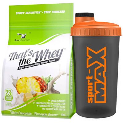 SPORT DEFINITION, Thats The Whey, truskawka-banan, 700 g SPORT DEFINITION, Thats The Whey, truskawka-banan, 700 g