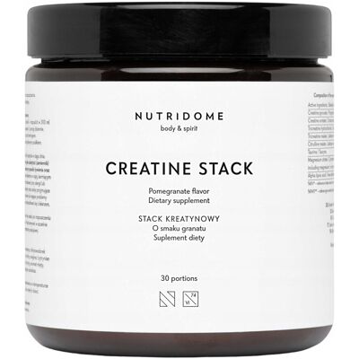Stack kreatynowy KREATYNA smak poziomka truskawka WSPARCIE MIĘŚNI Nutridome Stack kreatynowy KREATYNA smak poziomka truskawka WSPARCIE MIĘŚNI Nutridome