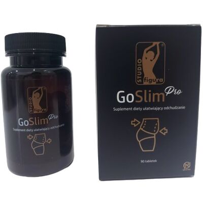 Tabletki na ODCHUDZANIE GO Slim Pro REDUKCJA NATURALNY SKŁAD 90 tabletek Tabletki na ODCHUDZANIE GO Slim Pro REDUKCJA NATURALNY SKŁAD 90 tabletek
