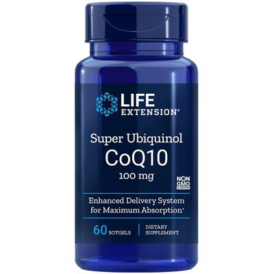 Life Extension Ubiquinol CoQ10 100mg - Wsparcie Serca i Komórek Life Extension Ubiquinol CoQ10 100mg - Wsparcie Serca i Komórek
