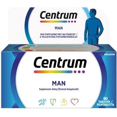 Centrum Centre Silver 50+ Multivitaminy - Suplement diety dla osób powyżej 50 lat Centrum Centre Silver 50+ Multivitaminy - Suplement diety dla osób powyżej 50 lat