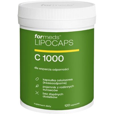 Suplement diety witamina C liposomalna Formeds C 1000 - 120 kapsułek Suplement diety witamina C liposomalna Formeds C 1000 - 120 kapsułek