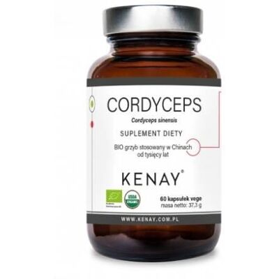 Suplement diamentum Cordyceps Kenay - Adaptogen, 60 Kapsułek Roślinnych Suplement diamentum Cordyceps Kenay - Adaptogen, 60 Kapsułek Roślinnych