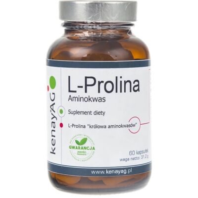 Kenay L-Proline Suplement - 60 Kapsułek Kenay L-Proline Suplement - 60 Kapsułek