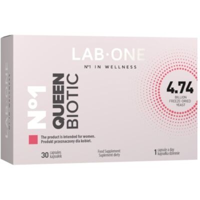 Lab One QueenBiotic 2,5 Mld Probiotyk dla Kobiet - Zdrowie Pochwy Lab One QueenBiotic 2,5 Mld Probiotyk dla Kobiet - Zdrowie Pochwy