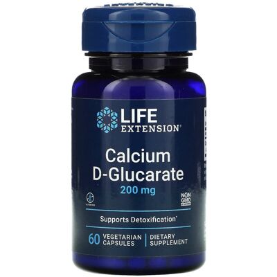 Life Extension Calcium D-Glucarate 200 mg - Suplement diety Life Extension Calcium D-Glucarate 200 mg - Suplement diety
