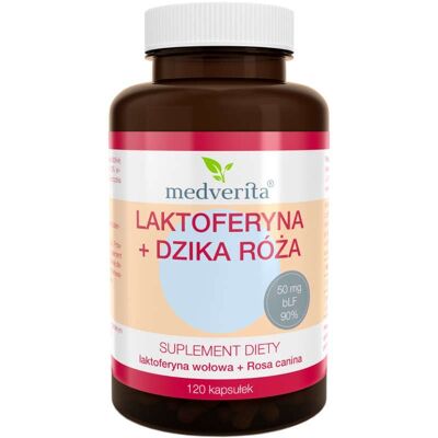 Medverita Lactoferrina Róża Dzika - Suplement diety Medverita Lactoferrina Róża Dzika - Suplement diety