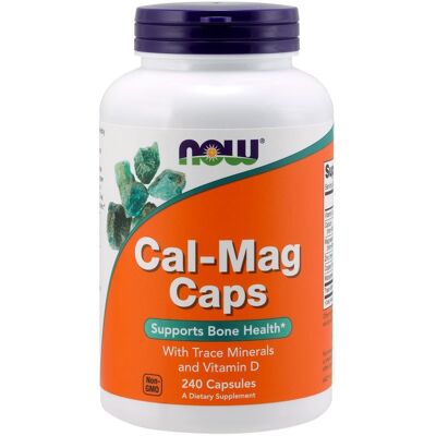 NOW Foods Cal-Mag Caps - Wspiera zdrowie kości, 240 kapsułek NOW Foods Cal-Mag Caps - Wspiera zdrowie kości, 240 kapsułek