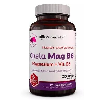 Suplement Diety, Olimp Chela Mag B6, 120kaps. Suplement Diety, Olimp Chela Mag B6, 120kaps.