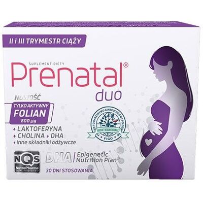 Suplement Diety, Prenatal Duo, 60kaps. Żelatynowych + 30kaps. Twardych Suplement Diety, Prenatal Duo, 60kaps. Żelatynowych + 30kaps. Twardych