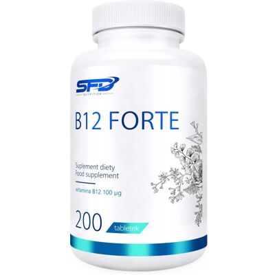 Suplement Diety, Sfd, Witamina B12 Forte, 200 Tab. Suplement Diety, Sfd, Witamina B12 Forte, 200 Tab.