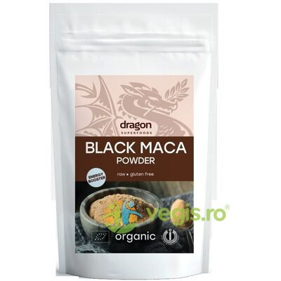 Dragon Superfoods Ekologiczna Czarna Maca - Superfood w proszku Dragon Superfoods Ekologiczna Czarna Maca - Superfood w proszku