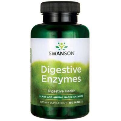 Swanson Digestive Enzymes (Enzymy Trawienne) 180 Tabletek Swanson Digestive Enzymes (Enzymy Trawienne) 180 Tabletek