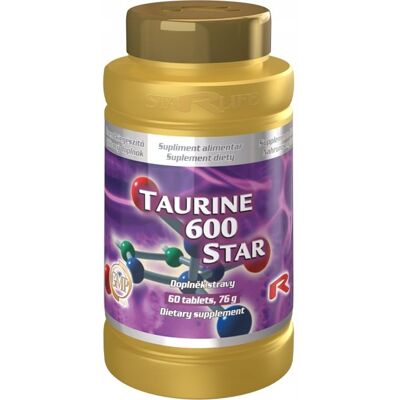TAURINE 600 STAR - Starlife - tauryna - siła fizyczna i szybkość reakcji TAURINE 600 STAR - Starlife - tauryna - siła fizyczna i szybkość reakcji