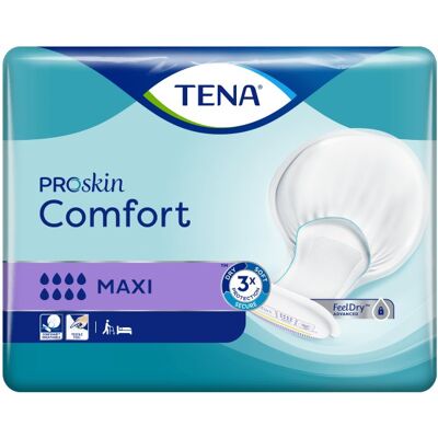 Tena Comfort Maxi Wkładki na Nietrzymanie Moczu - 28 szt. Tena Comfort Maxi Wkładki na Nietrzymanie Moczu - 28 szt.