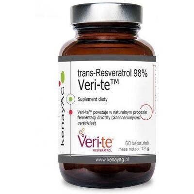 Kenay Trans-resveratrol Veri-te - 60 kapsułek - Suplement diety Kenay Trans-resveratrol Veri-te - 60 kapsułek - Suplement diety