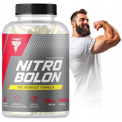 Trec Nutrition Nitrobolon - Formuła przedtreningowa - 240 kapsułek Trec Nutrition Nitrobolon - Formuła przedtreningowa - 240 kapsułek