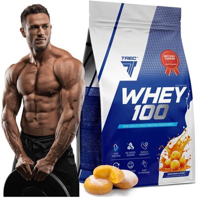 Trec Nutrition TREC ODŻYWKA BIAŁKOWA Whey 100 700g PROTEINY NA MASĘ MIĘŚNIE DO TRENINGU Trec Nutrition TREC ODŻYWKA BIAŁKOWA Whey 100 700g PROTEINY NA MASĘ MIĘŚNIE DO TRENINGU