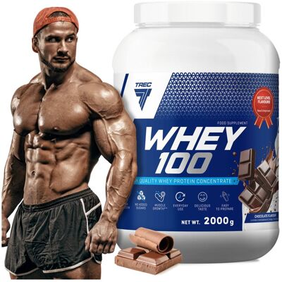 Trec Nutrition TREC Whey 100 2000G Pyszne Białko Wpc Proteiny Na Masę Mięśnie Do Treningu Białko Serwatki Trec Nutrition TREC Whey 100 2000G Pyszne Białko Wpc Proteiny Na Masę Mięśnie Do Treningu Białko Serwatki