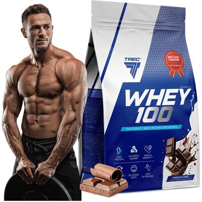 WHEY 100 - Wysokiej jakości koncentrat białka serwatkowego - 700g WHEY 100 - Wysokiej jakości koncentrat białka serwatkowego - 700g