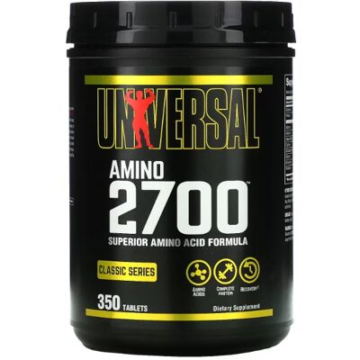 Universal Nutrition Amino 2700 - Naturalny Suplement - 350 Tabletek Universal Nutrition Amino 2700 - Naturalny Suplement - 350 Tabletek