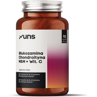 Uns Glukozamina Chondroityna Msm+wit. C 90vegcaps Uns Glukozamina Chondroityna Msm+wit. C 90vegcaps