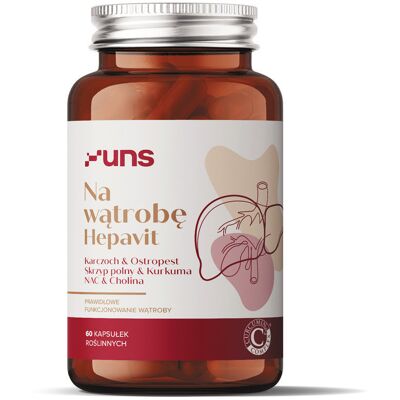 Uns Na Wątrobę Hepavit Suplementy Diety, 60 Vege Kaps. Uns Na Wątrobę Hepavit Suplementy Diety, 60 Vege Kaps.
