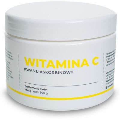 Proszek witaminy C Visanto 500g - Suplement diety Proszek witaminy C Visanto 500g - Suplement diety