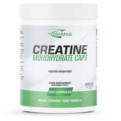 Vitalmax Creatine Monohydrate Caps 300K Kreatyna Monohydrat W Kapsułkach Vitalmax Creatine Monohydrate Caps 300K Kreatyna Monohydrat W Kapsułkach