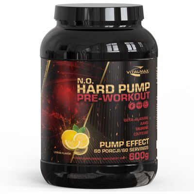 Vitalmax N.O Hard Pump 600g Pre Workout Aakg Cytryna Mocna Przedtreningówka Vitalmax N.O Hard Pump 600g Pre Workout Aakg Cytryna Mocna Przedtreningówka