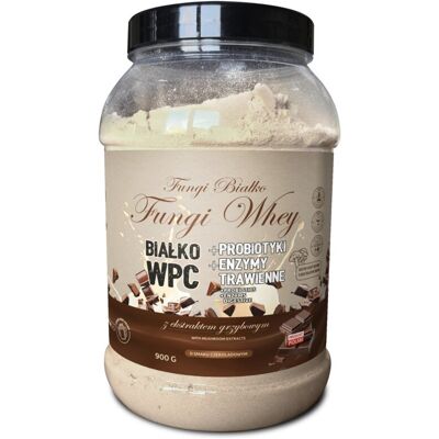 hextra nutraceuticals WHEY/Białko FUNGI + Probiotyki + Enzymy trawienne + ekstrakty z grzybów - tylko naturalny skład 900g hextra nutraceuticals WHEY/Białko FUNGI + Probiotyki + Enzymy trawienne + ekstrakty z grzybów - tylko naturalny skład 900g