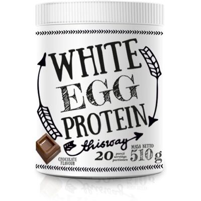 Inny producent White EGG protein białko jajka albumina w proszku słoik Czekolada 510 g Inny producent White EGG protein białko jajka albumina w proszku słoik Czekolada 510 g